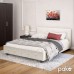 Κρεβάτι Roi pakoworld διπλό 160x200 PU λευκό ματ + αποθηκευτικό χώρο Κρεβάτι Roi pakoworld διπλό 160x200 PU λευκό ματ + αποθηκευτικό χώρο