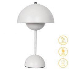 Επιτραπέζιο φωτιστικό Creative pakoworld LED λευκό Φ18x30εκ Επιτραπέζιο φωτιστικό Creative pakoworld LED λευκό Φ18x30εκ
