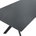 Τραπέζι Olivet pakoworld sintered stone μαύρο μαρμάρου-μαύρο 180x90x75εκ Τραπέζι Olivet pakoworld sintered stone μαύρο μαρμάρου-μαύρο 180x90x75εκ