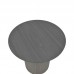 Βοηθητικό τραπέζι Dovel pakoworld mdf σε μαύρη απόχρωση Φ50x45εκ