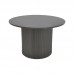 Τραπέζι σαλονιού Dovel pakoworld mdf σε μαύρη απόχρωση Φ70x40εκ
