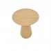 Τραπέζι σαλονιού Donda pakoworld mdf σε sonoma απόχρωση Φ60x40εκ