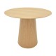 Tραπέζι Donda pakoworld mdf sonoma Φ100x76εκ Tραπέζι Donda pakoworld mdf sonoma Φ100x76εκ