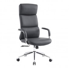 Καρέκλα γραφείου διευθυντή Bendona pakoworld pu σε μαύρη απόχρωση 71x78x119-127εκ