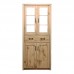 Βιτρίνα-ντουλάπα Nisso pakoworld σε oak απόχρωση 80x40x183.5εκ