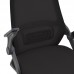 Καρέκλα γραφείου Reji pakoworld mesh ύφασμα μαύρο 58x60x89-99εκ