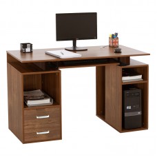 Γραφείο υπολογιστή Liberion pakoworld καρυδί 120x55x76εκ