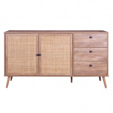 Μπουφές Oslo pakoworld sonoma 150x39x79εκ