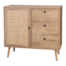 Μπουφές Oslo pakoworld σε sonoma απόχρωση 85x39x79εκ