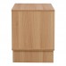 Κομοδίνο Jenfia pakoworld mdf σε φυσική απόχρωση 48x39x50,5εκ