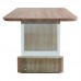 Tραπέζι Faghan pakoworld καφέ mdf 180x90x76εκ