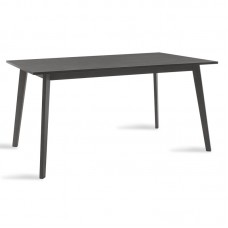 Τραπέζι Benson pakoworld MDF με καπλαμά χρώμα rustic grey 150x90x75εκ