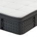 Στρώμα Luxury pakoworld pocket spring+gel memory foam+latex διπλής όψης aloe vera 34-36cm 160x200εκ
