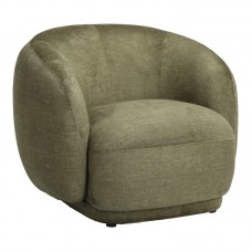 Πολυθρόνα Freya pakoworld ύφασμα σε λαδί απόχρωση 93x87x76εκ