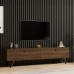 Έπιπλο τηλεόρασης Jate pakoworld σε καρυδί απόχρωση 160x25x40εκ Έπιπλο τηλεόρασης Jate pakoworld σε καρυδί απόχρωση 160x25x40εκ