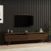 Έπιπλο τηλεόρασης Jate pakoworld σε καρυδί απόχρωση 160x25x40εκ Έπιπλο τηλεόρασης Jate pakoworld σε καρυδί απόχρωση 160x25x40εκ