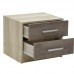 Κομοδίνο OLYMPUS pakoworld με 2 συρτάρια χρώμα castillo-toro 47,5x40,5x40,5εκ Κομοδίνο OLYMPUS pakoworld με 2 συρτάρια χρώμα castillo-toro 47,5x40,5x40,5εκ