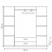 Ντουλάπα ρούχων τετράφυλλη OLYMPUS pakoworld χρώμα castillo-toro 159x57x183εκ Ντουλάπα ρούχων τετράφυλλη OLYMPUS pakoworld χρώμα castillo-toro 159x57x183εκ