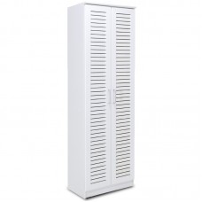 Παπουτσοθήκη-ντουλάπα SANTE pakoworld 21 ζευγών σε λευκό 60x37x183εκ