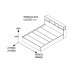 Κρεβάτι διπλό OLYMPUS pakoworld σε χρώμα wenge 160x200εκ Κρεβάτι διπλό OLYMPUS pakoworld σε χρώμα wenge 160x200εκ