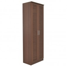 Παπουτσοθήκη-ντουλάπα SANTE pakoworld 21 ζευγών σε καρυδί 60x37x183εκ