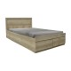 Single bed Nalos pakoworld with drawer castillo-oak 100x200cm Single bed Nalos pakoworld with drawer castillo-oak 100x200cm
