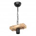 Φωτιστικό οροφής PWL-1027 pakoworld Ε27 φυσικό-μαύρο 20x10x43εκ Φωτιστικό οροφής PWL-1027 pakoworld Ε27 φυσικό-μαύρο 20x10x43εκ