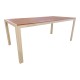 Τραπέζι Nares pakoworld αλουμίνιο cappuccino-plywood σε φυσική απόχρωση 180x90x72.5εκ Τραπέζι Nares pakoworld αλουμίνιο cappuccino-plywood σε φυσική απόχρωση 180x90x72.5εκ