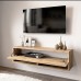 Έπιπλο τηλεόρασης επιτοίχιο Roscoe pakoworld oak 100x31,5x29,5εκ Έπιπλο τηλεόρασης επιτοίχιο Roscoe pakoworld oak 100x31,5x29,5εκ