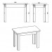 Τραπέζι Celeste pakoworld καρυδί 100x60x73.5εκ