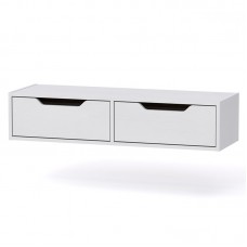 Κονσόλα-τουαλέτα Alberto pakoworld κρεμαστή λευκό 100x32.5x22εκ