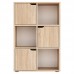 Βιβλιοθήκη Bookel pakoworld μελαμίνης σε sonoma απόχρωση 59.5x27.5x89εκ Βιβλιοθήκη Bookel pakoworld μελαμίνης σε sonoma απόχρωση 59.5x27.5x89εκ