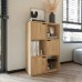Βιβλιοθήκη Bookel pakoworld μελαμίνης σε oak απόχρωση 59.5x27.5x89εκ Βιβλιοθήκη Bookel pakoworld μελαμίνης σε oak απόχρωση 59.5x27.5x89εκ