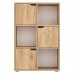 Βιβλιοθήκη Bookel pakoworld μελαμίνης σε oak απόχρωση 59.5x27.5x89εκ Βιβλιοθήκη Bookel pakoworld μελαμίνης σε oak απόχρωση 59.5x27.5x89εκ