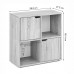 Βιβλιοθήκη Bookel pakoworld σε λευκή απόχρωση 59.6x27.5x60.4εκ Βιβλιοθήκη Bookel pakoworld σε λευκή απόχρωση 59.6x27.5x60.4εκ