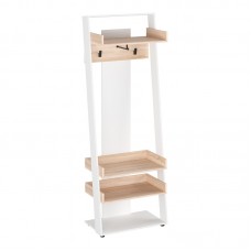 Έπιπλο εισόδου Sciove pakoworld σε λευκή-φυσική απόχρωση 70x40x200εκ