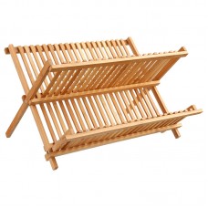 Dish rack Labon pakoworld bamboo natural 42.5x33.5x25.5cm