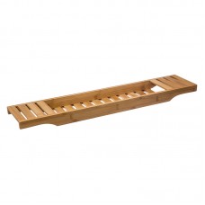 Πλατό μπανιέρας Seli pakoworld bamboo φυσικό 15x70x4,5εκ
