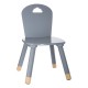 Παιδική καρέκλα Playful pakoworld γκρι 32x31,5x50εκ Παιδική καρέκλα Playful pakoworld γκρι 32x31,5x50εκ