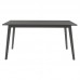 Tραπεζαρία Benson - Orlean pakoworld σετ 7τμχ rustic grey - ύφασμα γκρι 150x90x75εκ