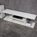 Έπιπλο τηλεόρασης Tars pakoworld γκρι-λευκό 120x30x33εκ Έπιπλο τηλεόρασης Tars pakoworld γκρι-λευκό 120x30x33εκ