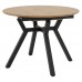 Tραπέζι Frances pakoworld επεκτεινόμενο MDF sonoma-μαύρο 100-140x100x75εκ Tραπέζι Frances pakoworld επεκτεινόμενο MDF sonoma-μαύρο 100-140x100x75εκ