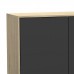 Μπουφές Billie pakoworld sonoma-ανθρακί 149x40x77εκ Μπουφές Billie pakoworld sonoma-ανθρακί 149x40x77εκ