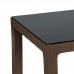 Τραπέζι Explore pakoworld με UV protection PP καφέ 90x90x73.5εκ Τραπέζι Explore pakoworld με UV protection PP καφέ 90x90x73.5εκ