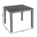 Τραπέζι Explore pakoworld με UV protection PP cappucino 90x90x73.5εκ Τραπέζι Explore pakoworld με UV protection PP cappucino 90x90x73.5εκ