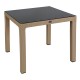 Τραπέζι Explore pakoworld με UV protection PP cappucino 90x90x73.5εκ Τραπέζι Explore pakoworld με UV protection PP cappucino 90x90x73.5εκ