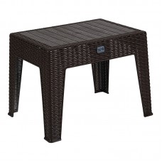 Τραπέζι Cosmic pakoworld PP ανθρακί 55x40x43.5εκ