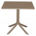 Τραπεζαρία κήπου Groovy-Halcyon pakoworld σετ 5τεμ PP cappuccino 80x80x74,5εκ. Τραπεζαρία κήπου Groovy-Halcyon pakoworld σετ 5τεμ PP cappuccino 80x80x74,5εκ.