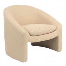 Πολυθρόνα Mordak pakoworld μπεζ ύφασμα 82x72x74εκ