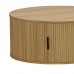 Τραπέζι σαλονιού Eventful pakoworld MDF φυσικό Φ80x35.5εκ
